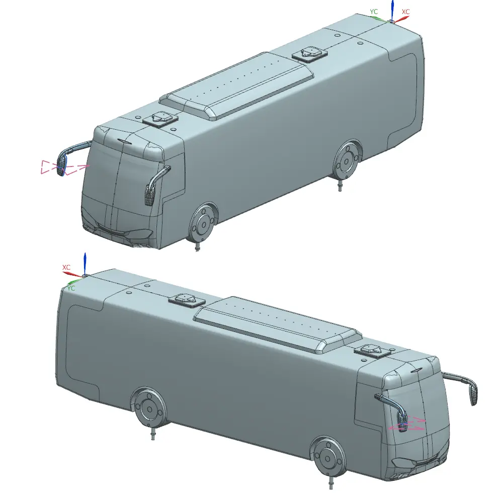 Bus model prototype, 3Dmodel